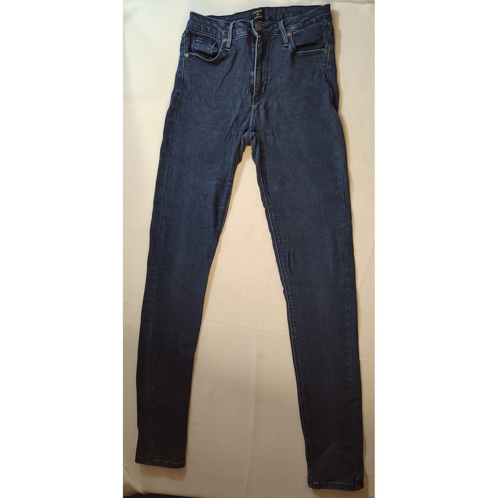 Just Black Denim JBD‎ High Rise Skinny Jeans Dark Wash Indigo Stretch Women 28